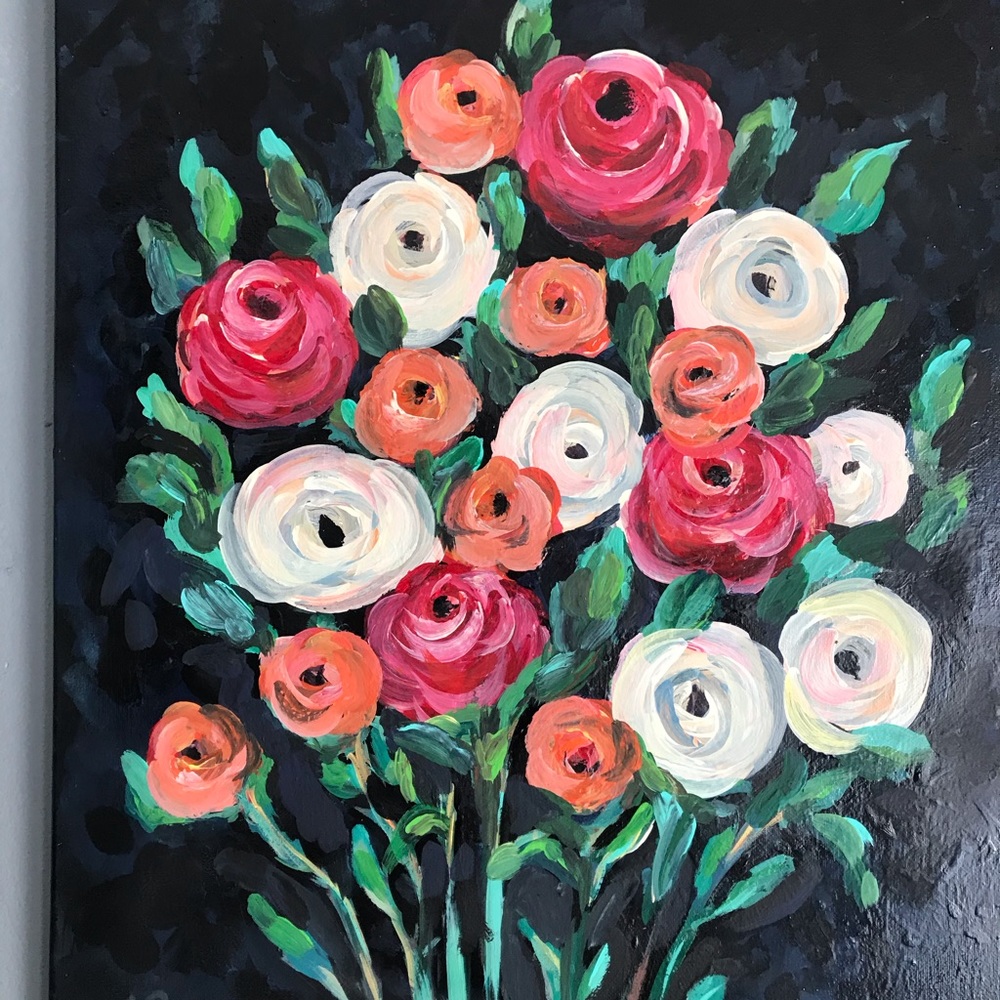 Original flower painting